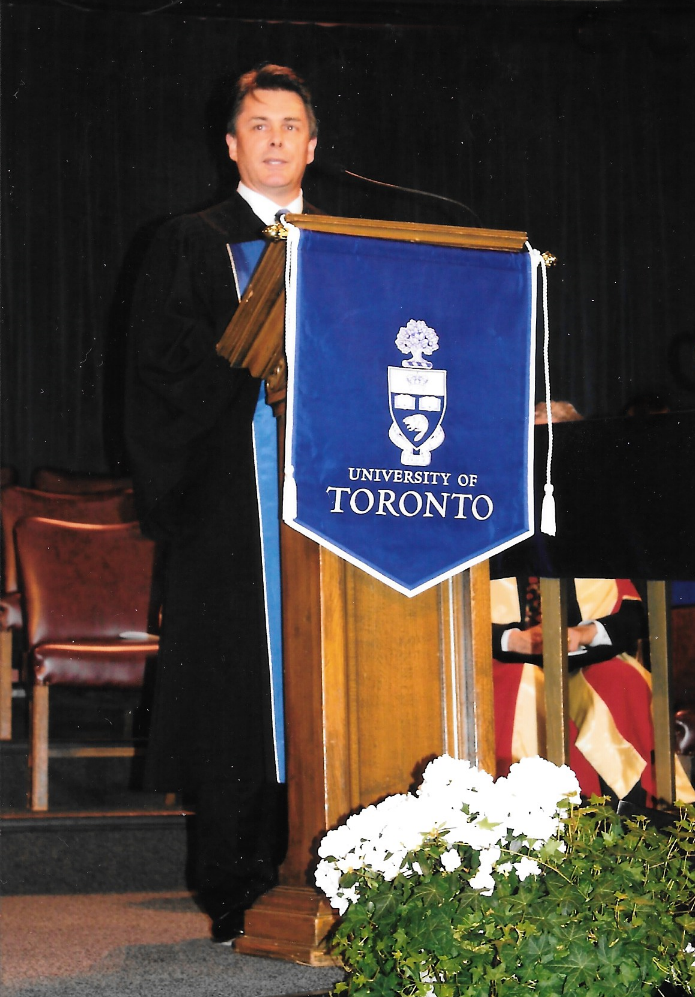 Robert Fotheringham delivers Convocation Speech at University of Toronto 